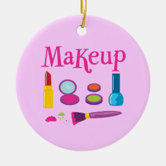Colorful Makeup Ceramic Ornament