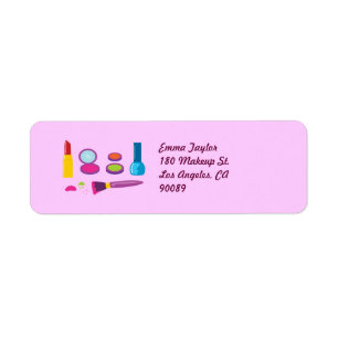 Colorful Makeup Label
