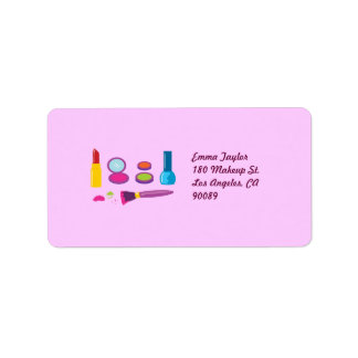 Colorful Makeup Label