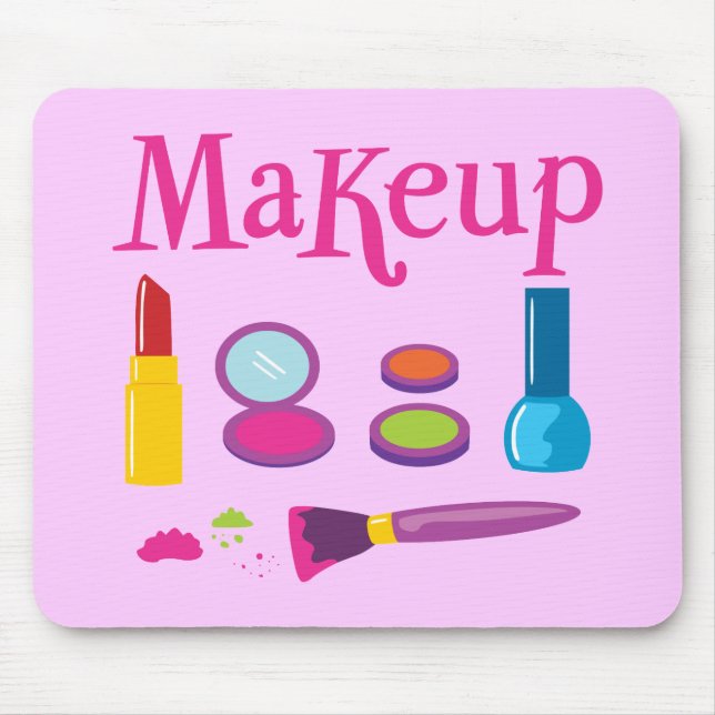 Colorful Makeup Mouse Pad (Front)