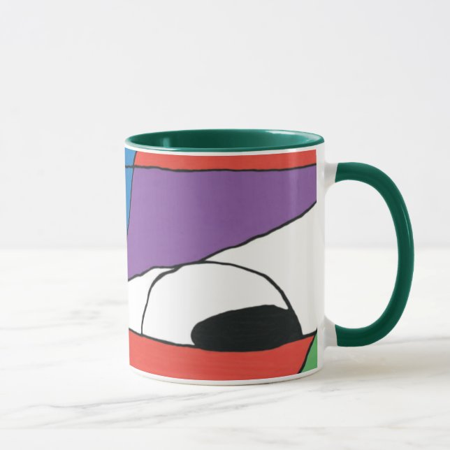Colorful Man Abstract Mug (Right)