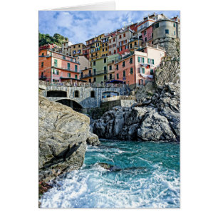 Colorful Manarola, Italia Greeting Card