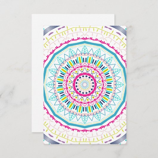 colorful mandala (Front/Back)