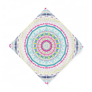 colorful mandala bandana