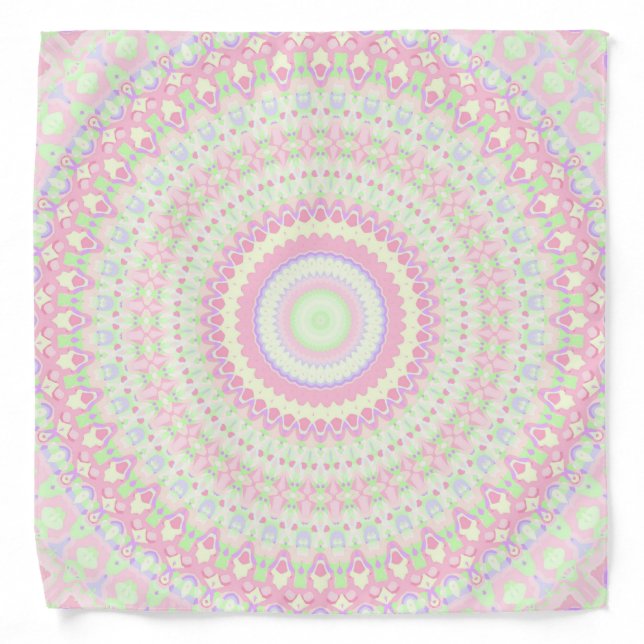 Colorful Mandala  Bandana (Front)