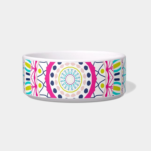 colorful mandala bowl (Front)