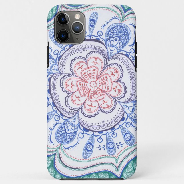 Colorful Mandala Case-Mate iPhone Case (Back)