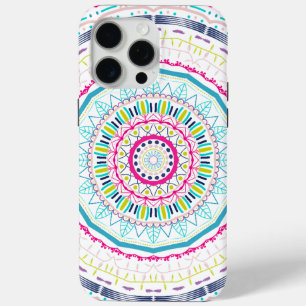 colorful mandala iPhone 15 pro max case