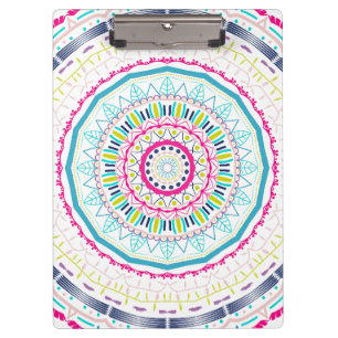 colorful mandala clipboard
