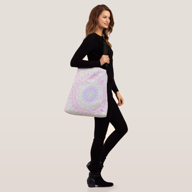 Colorful Mandala Crossbody Bag (On Model)