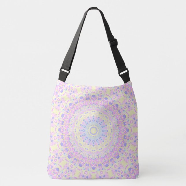 Colorful Mandala Crossbody Bag (Front)