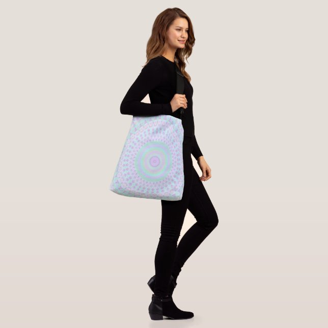 Colorful Mandala Crossbody Bag (On Model)