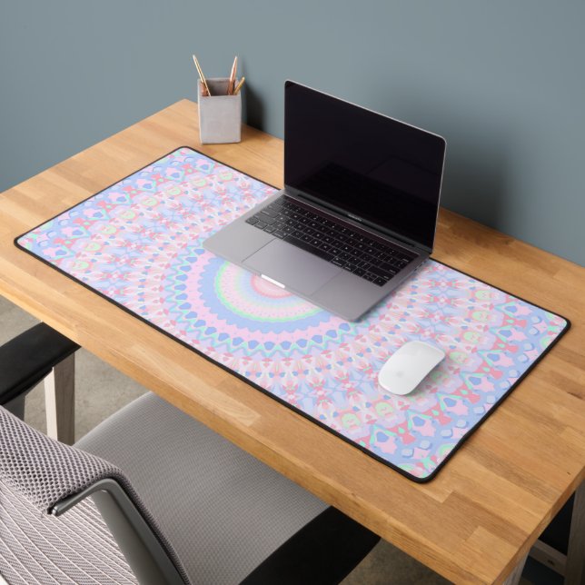Colorful Mandala   Desk Mat (Office 2)