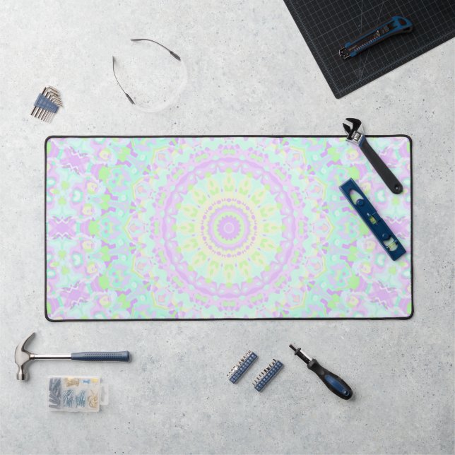 Colorful Mandala   Desk Mat (Workstation)
