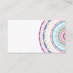 colorful mandala enclosure card