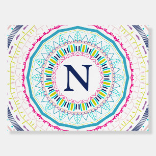 colorful mandala foam board