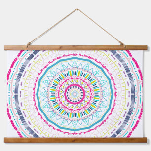 colorful mandala hanging tapestry