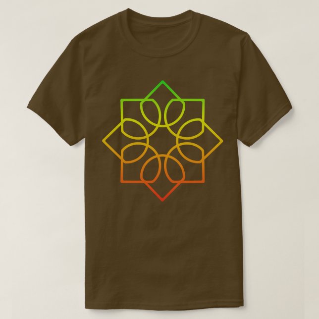 Colorful Mandala illustration T-Shirt (Design Front)