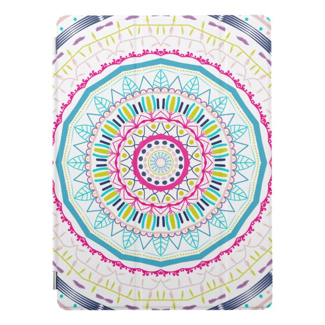 colorful mandala iPad pro cover (Front)
