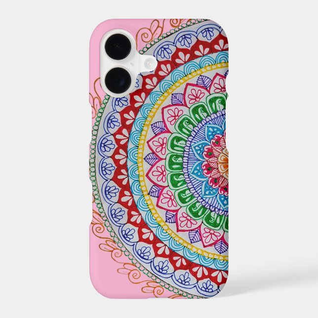 Colorful Mandala iPhone 17 Case (Back)