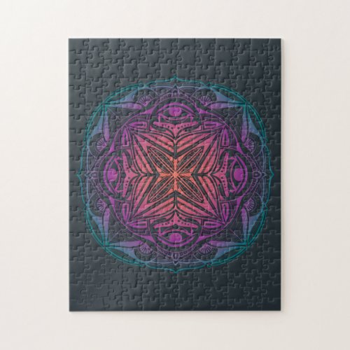 Colorful Mandala Jigsaw Puzzle