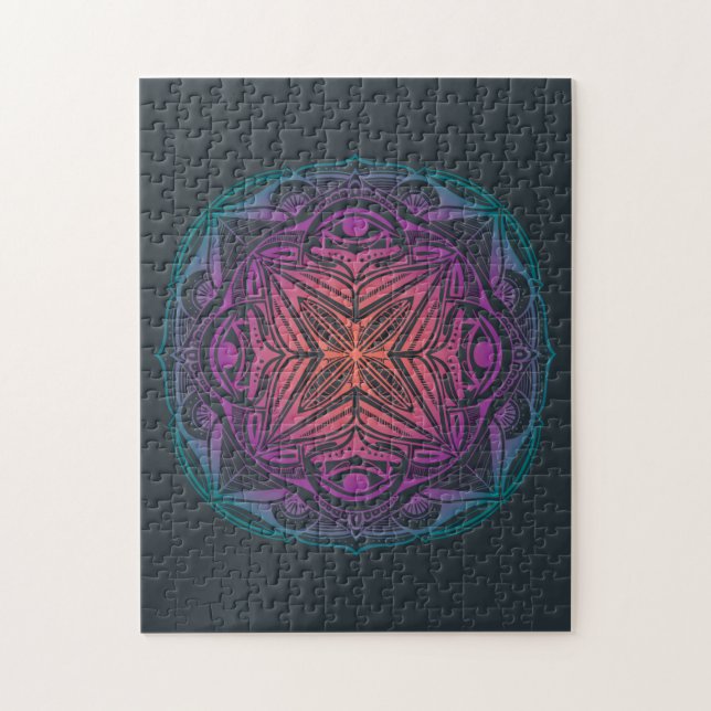 Colorful Mandala Jigsaw Puzzle (Vertical)