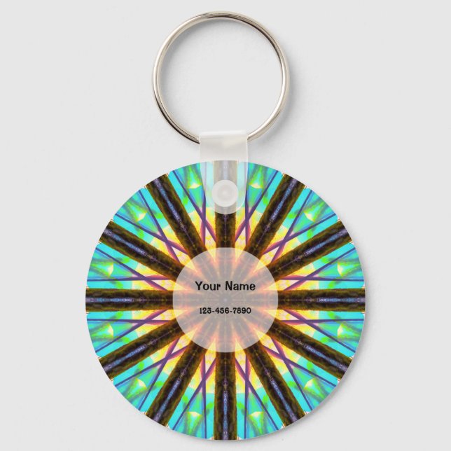 Colorful Mandala Keychain (Front)