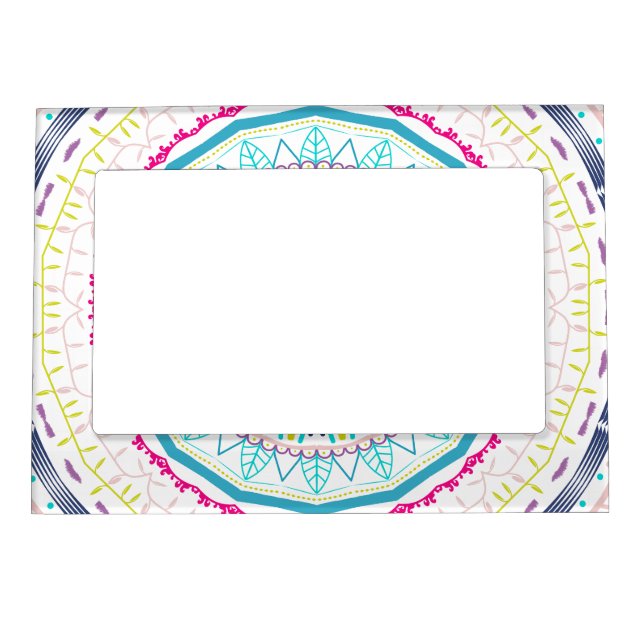 colorful mandala magnetic frame (Front)