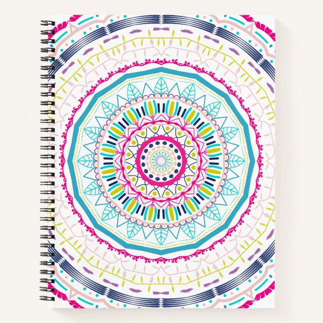 colorful mandala notebook (Front)