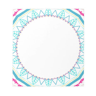 colorful mandala notepad