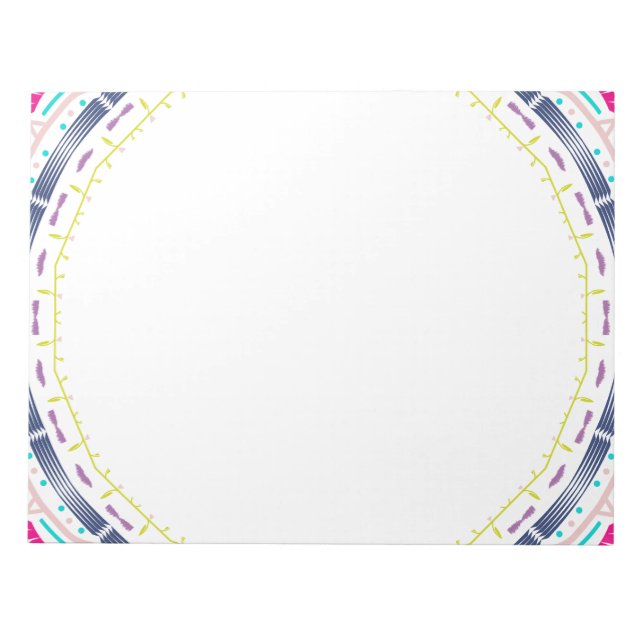 colorful mandala notepad (Front)