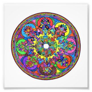 Colorful Mandala Photo Print