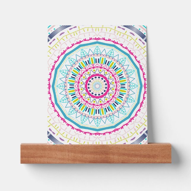 colorful mandala picture ledge (Front)