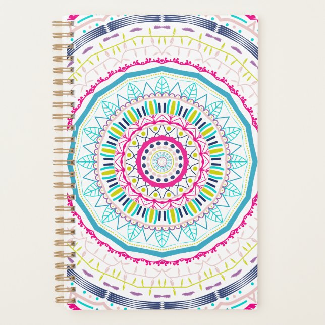 colorful mandala planner (Front)