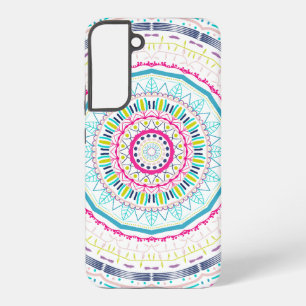 colorful mandala samsung galaxy s22+ case