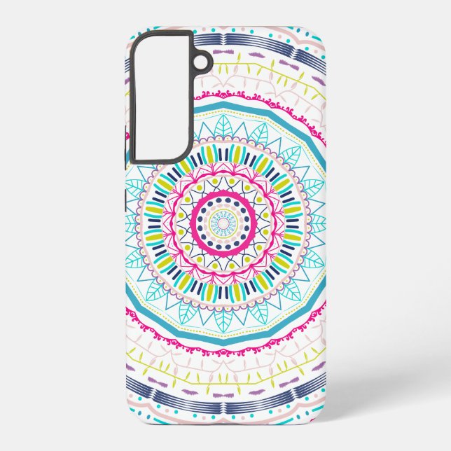 colorful mandala samsung galaxy case (Back)