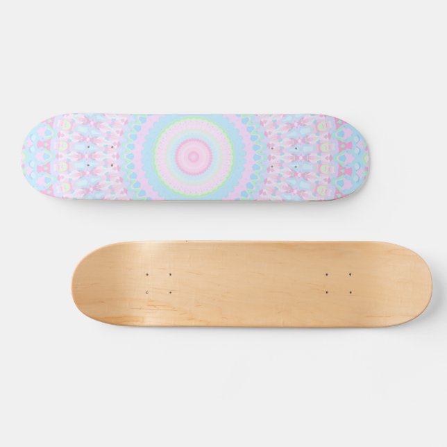 Colorful Mandala Skateboard (Horz)