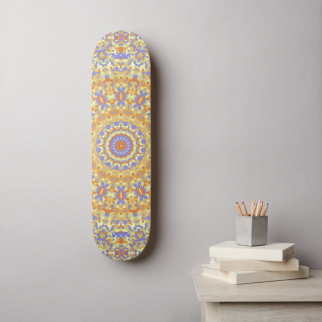 Colorful Mandala Skateboard (Wall Art)