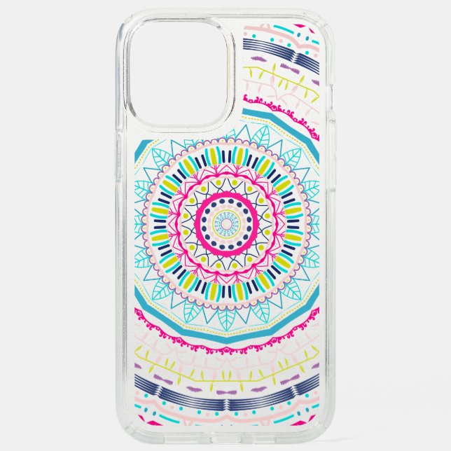colorful mandala speck iPhone 12 pro max case (Front)