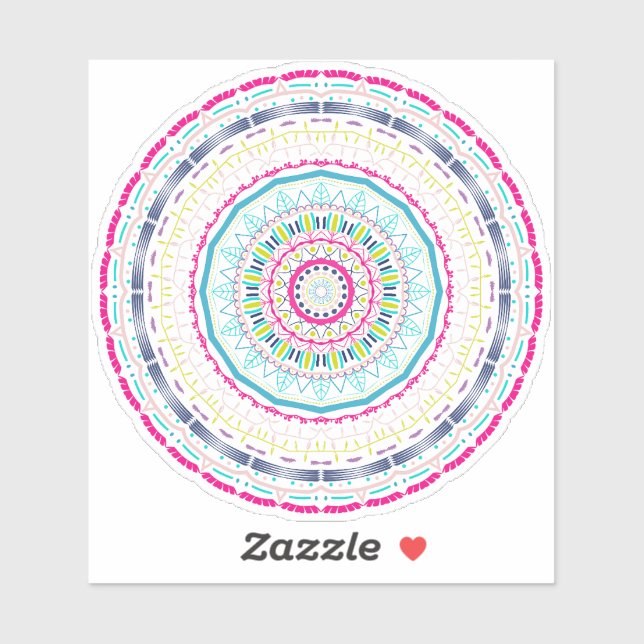 colorful mandala sticker (Sheet)