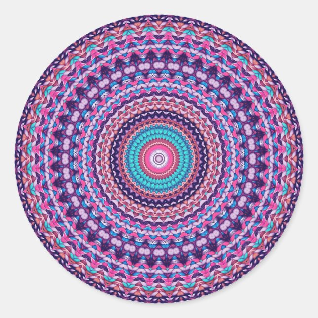 Colorful Mandala stickers (Front)