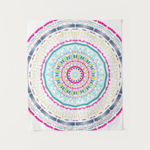 colorful mandala tapestry