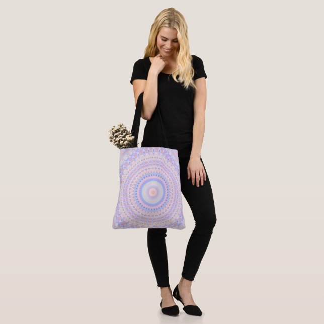 Colorful Mandala Tote Bag (On Model)