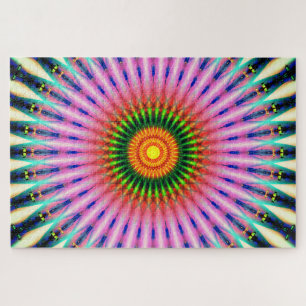 Colorful Mandala Tunnel Jigsaw Puzzle