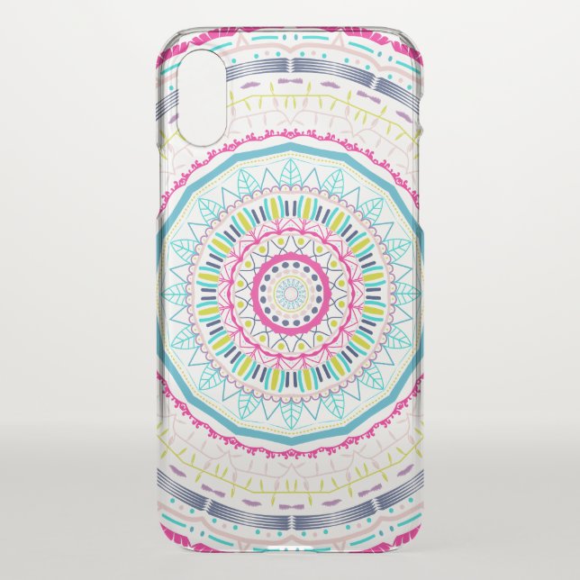 colorful mandala uncommon iPhone case (Back)