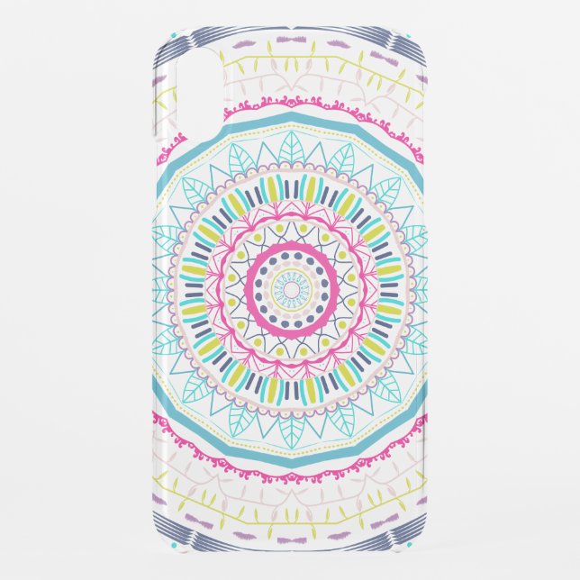 colorful mandala uncommon iPhone case (Back)