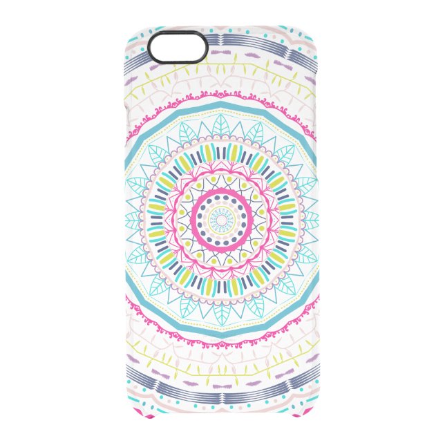 colorful mandala uncommon iPhone case (Back)