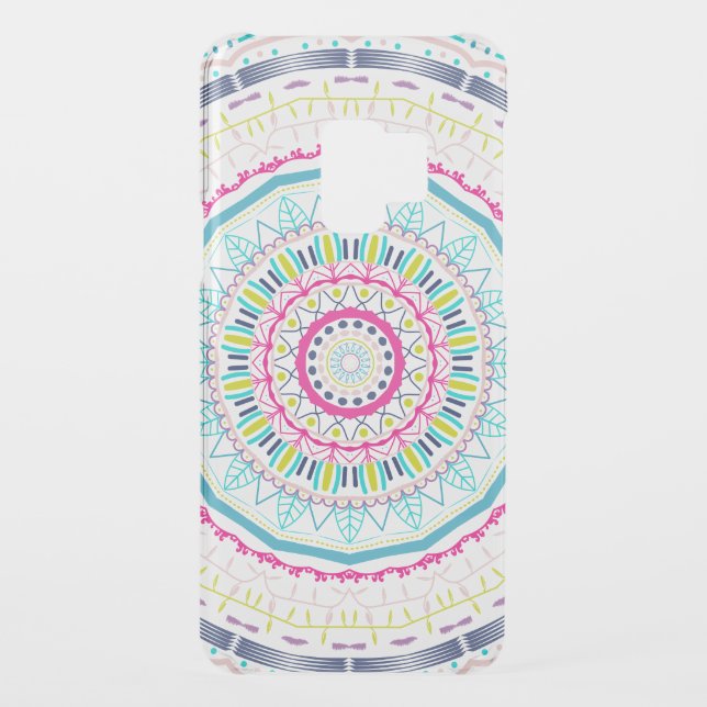 colorful mandala uncommon samsung galaxy case (Back)