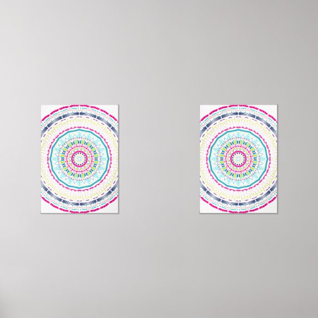 colorful mandala wall art sets (Front)
