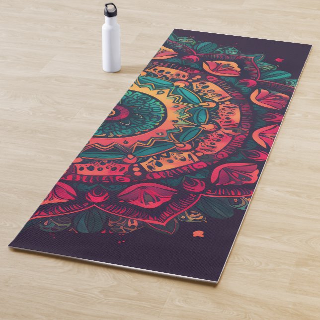 Colorful Mandala Yoga Mat (In Situ)